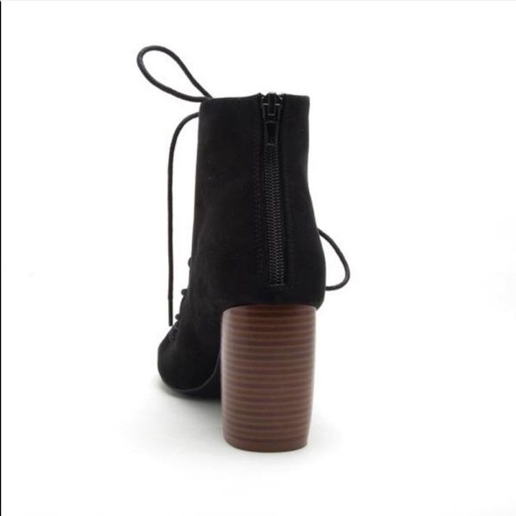 NEW Lola Lace Booties- in Black - Picture 6 of 8